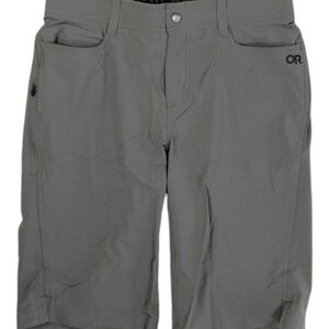 Outdoor Research Ferrosi Over Short Womens 14 Gray 12 Inseam Hiking